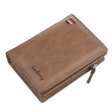 Load image into Gallery viewer, Baellerry Men's Zipper Short Fashion Wallet
