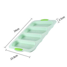 Load image into Gallery viewer, Baking Mold Food Grade 4 Grids Baguettes Silicone Mould Tray Anti-scalding Non-stick Bread Cake Molds Kitchen Tool Accessories Mold For Bread Baking  Loaves Bake Mold Loaf Muffin Pan Kitchen Baking Tools
