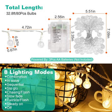 将图片加载到图库查看器，Ball LED Globe String Lights
