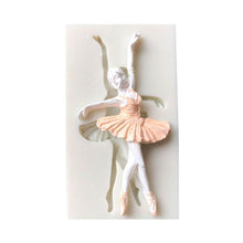 将图片加载到图库查看器，Ballet Girl Dancer Silicone Mold Fondant Chocolate Cake Stencil Decorating Tool Ballet Girl Silicone Mold For Ballerina Dance Lovers Fondant Candy Making Chocolate Molds Lollipop Desserts Ice Cube Gum Clay Soap Biscuit Cupcake Topper Cake
