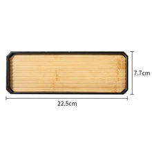 将图片加载到图库查看器，Bamboo Bathroom Accessories Set Plastic Bathroom Kit Soap Dispenser Toothbrush Cup Soap Dish Toilet Brush Holder Trash Can Bathroom Accessories Toothbrush Holder Toothbrush Cup Soap Dispenser Soap Dish Toilet Brush Holder Trash Can For Home Apartment
