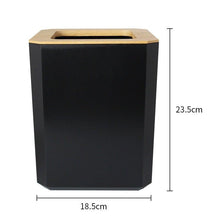 将图片加载到图库查看器，Bamboo Bathroom Accessories Set Plastic Bathroom Kit Soap Dispenser Toothbrush Cup Soap Dish Toilet Brush Holder Trash Can Bathroom Accessories Toothbrush Holder Toothbrush Cup Soap Dispenser Soap Dish Toilet Brush Holder Trash Can For Home Apartment

