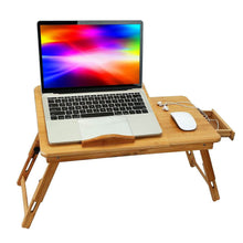 Load image into Gallery viewer, Bamboo Breakfast Serving Laptop Desk
