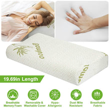 Load image into Gallery viewer, Bamboo Memory Foam Sleep Pillow
