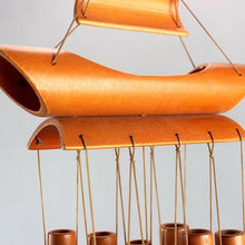 将图片加载到图库查看器，Bamboo Wind Chimes Pendant Balcony Outdoor Yard Garden Home Handmade Craft Wind Chimes With Rotating Hook Outdoor Decor Wind Chimes for Garden Patio Yard Home Antique Tubes Bell Handmade Wind Chime Wall Hanging Crafts Gift
