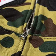 Load image into Gallery viewer, Camouflage Thin Hooded Zipper Jacket Shark Jacket
