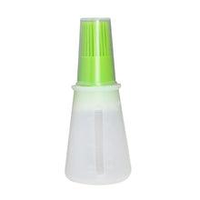 将图片加载到图库查看器，Barbecue Oil Brush Oil Dispenser with Brush High Temperature Resistant Silicone Seasoning Bottle Brush Kitchen Baking Gadgets  Barbecue Oil Brush Portable Oil Brush Temperature Resistant Silicone Oil Brush
