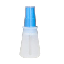 将图片加载到图库查看器，Barbecue Oil Brush Oil Dispenser with Brush High Temperature Resistant Silicone Seasoning Bottle Brush Kitchen Baking Gadgets  Barbecue Oil Brush Portable Oil Brush Temperature Resistant Silicone Oil Brush
