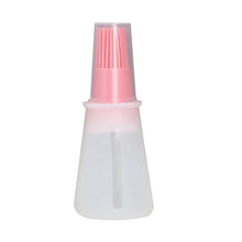 将图片加载到图库查看器，Barbecue Oil Brush Oil Dispenser with Brush High Temperature Resistant Silicone Seasoning Bottle Brush Kitchen Baking Gadgets  Barbecue Oil Brush Portable Oil Brush Temperature Resistant Silicone Oil Brush
