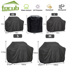 Load image into Gallery viewer, Barbeque Grill Covers  Waterproof BBQ Grill Cover Compatible for UV Resistant Gas Grill Cover Barbecue Grill Cover Waterproof Universal Drawstring Grille Stove Oven Guard Protector BBQ Accessories
