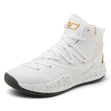 将图片加载到图库查看器，Basketball Black White Ankle Boots Mens Shoes Cushioning White Training Breathable Outdoor High Quality Sports Mens Sneakers Non Slip Outdoor Sneakers Cushioning Workout Sport Design
