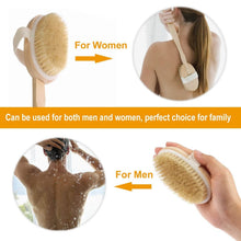 将图片加载到图库查看器，Bath Brush 15" Shower Body Back Scrubber

