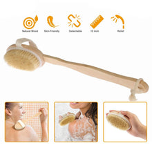 将图片加载到图库查看器，Bath Brush 15" Shower Body Back Scrubber
