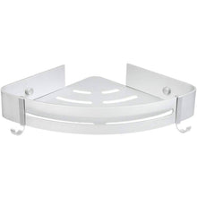 将图片加载到图库查看器，Bathroom Shelf Space Aluminum Wall Mount Triangle Shower Corner Storage Rack
