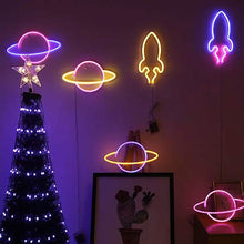 Load image into Gallery viewer, Battery USB LED Neon Light Wall Signs Night Home Decor

