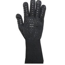 将图片加载到图库查看器，BBQ Gloves High Temperature Resistance Oven Mitts 500 800 Degrees Fireproof Barbecue Heat Insulation Microwave Oven Gloves Silicone Non-Slip Kitchen Cooking Gloves for Barbecue Cooking
