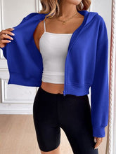 Load image into Gallery viewer, Relaxed Minimalist Zip-Up Dropped Shoulder Hooded Jacket Casual &amp; Comfortable Lightweight Outerwear
