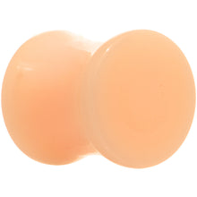 将图片加载到图库查看器，00G  Light Peach Solid UV Acrylic Flesh Tone Saddle Plug Set

