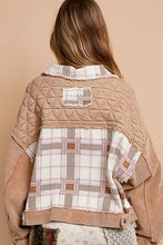 将图片加载到图库查看器，Women Retro Corduroy Jacquard Patchwork Button Up Jacket – Unique &amp; Stylish Outerwear
