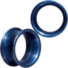 Load image into Gallery viewer, Thin Flexible Blue Silicone Tunnel Plug Set 6mm to 25mm
