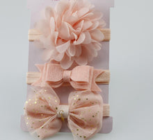 Load image into Gallery viewer, Handmade Vintage Retro Baby Elastic flower Headband Bowknot Hairband Toddler Infants For Baby
