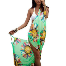 Load image into Gallery viewer, Beach Cover Ups Stripe Bikini Cover Up For Women With Tassel Summer Beach Dress  Women Summer Casual Swing T Shirt Dresses Beach Cover Up Loose Dress  Ladies Swimsuit Plus Size Beachwear
