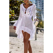 Load image into Gallery viewer, Beach Tops Sexy Perspective Cover Dress
