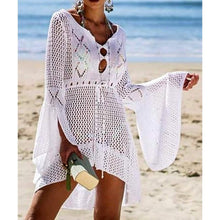 Load image into Gallery viewer, Beach Tops Sexy Perspective Cover Dress
