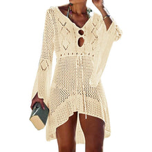 Load image into Gallery viewer, Beach Tops Sexy Perspective Cover Dress
