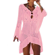 Load image into Gallery viewer, Beach Tops Sexy Perspective Cover Dress
