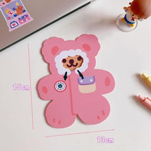 Load image into Gallery viewer, Bear Candle Birthday Cake Props Topper Card Cute Fantasy Cup Dessert Smiley  Love Bear  Table Dress Up Cake Props Party Cake Decor Supplies Toppers Birthday Cupcake Topper Various Cake Decorations for Birthday Party Photo Prop
