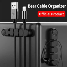 将图片加载到图库查看器，Bear Silicone Wire Organizer Storage
