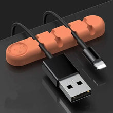 将图片加载到图库查看器，Bear Silicone Wire Organizer Storage
