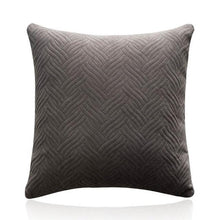将图片加载到图库查看器，Beautiful Quilted Pillowcase Throw Pillow Covers Home Decor Velvet Square Throw Pillow Covers Decoration Pillow Cushion Sofa Living Room Simple Decorative Cushion Cover 45x45CM
