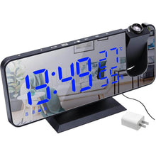 Load image into Gallery viewer, Bedroom Projection Digital Alarm Clock
