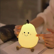 Load image into Gallery viewer, Bedroom Sleeping Bedside Tap Light LED Pear Shape Night Light
