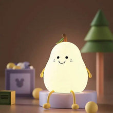 Load image into Gallery viewer, Bedroom Sleeping Bedside Tap Light LED Pear Shape Night Light
