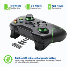 Load image into Gallery viewer, Best Quality Black 2.4G Wireless Joystick Gamepad Controller Compatible With Pc Smartphones Tablets Laptops Monitors
