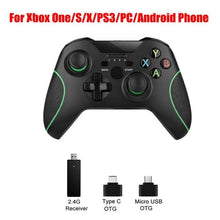 Load image into Gallery viewer, Best Quality Black 2.4G Wireless Joystick Gamepad Controller Compatible With Pc Smartphones Tablets Laptops Monitors
