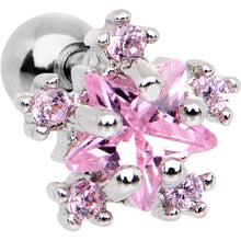 Load image into Gallery viewer, Pink CZ Gem Stardust Tragus Cartilage Earring
