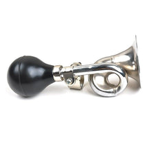 将图片加载到图库查看器，Bicycle Air Horn Safety Bell Ring Handlebar Bicycle Accessories Mountain Road Bike Cycling Loud Bells Alloy Trumpet Honking Bike Horn For Adults Classic Bugle Horn Metal Squeeze Horn For Golf Cart Fits All Bicycle Handle Bar Loud Sounds

