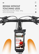 将图片加载到图库查看器，Bicycle Bag Phone Bag Waterproof Front Frame Cycling Bag Sensitive Touch Screen Road Bike Bag Bicycle Phone Bag Bike Phone Holder EVA Waterproof Handlebar Bag With Sensitive Bike Phone Front Frame Bag Bicycle Bag Phone Mount Top Tube Bag Bike 6.0-7.4 Inch
