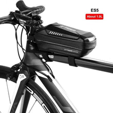 将图片加载到图库查看器，Bicycle Bag Rainproof Road Bike Bag 1.2L Large Capactity Cycling Seat Post Rear Bag For Bicycle Accessories Bike Bag Bicycle Under Seat Pouch Cycling Wedge Pack For Mountain Road Cycling Accessories Storage
