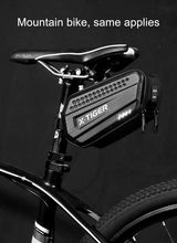 将图片加载到图库查看器，Bicycle Bag Rainproof Road Bike Bag 1.2L Large Capactity Cycling Seat Post Rear Bag For Bicycle Accessories Bike Bag Bicycle Under Seat Pouch Cycling Wedge Pack For Mountain Road Cycling Accessories Storage
