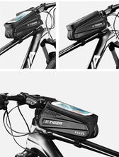 将图片加载到图库查看器，Bicycle Bag Rainproof Road Bike Bag 1.2L Large Capactity Cycling Seat Post Rear Bag For Bicycle Accessories Bike Bag Bicycle Under Seat Pouch Cycling Wedge Pack For Mountain Road Cycling Accessories Storage
