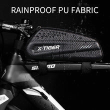 将图片加载到图库查看器，Bicycle Bag Rainproof Road Bike Bag 1.2L Large Capactity Cycling Seat Post Rear Bag For Bicycle Accessories Bike Bag Bicycle Under Seat Pouch Cycling Wedge Pack For Mountain Road Cycling Accessories Storage
