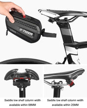 将图片加载到图库查看器，Bicycle Bag Rainproof Road Bike Bag 1.2L Large Capactity Cycling Seat Post Rear Bag For Bicycle Accessories Bike Bag Bicycle Under Seat Pouch Cycling Wedge Pack For Mountain Road Cycling Accessories Storage
