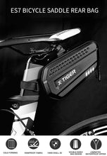 将图片加载到图库查看器，Bicycle Bag Rainproof Road Bike Bag 1.2L Large Capactity Cycling Seat Post Rear Bag For Bicycle Accessories Bike Bag Bicycle Under Seat Pouch Cycling Wedge Pack For Mountain Road Cycling Accessories Storage
