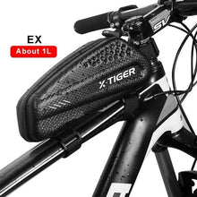 将图片加载到图库查看器，Bicycle Bag Rainproof Road Bike Bag 1.2L Large Capactity Cycling Seat Post Rear Bag For Bicycle Accessories Bike Bag Bicycle Under Seat Pouch Cycling Wedge Pack For Mountain Road Cycling Accessories Storage
