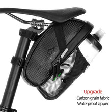 将图片加载到图库查看器，Bicycle Bag Water Repellent Durable Reflective Road Bike With 1.5L Water Bottle Pocket Bike Bag Accessories Bike Saddle Bag Bike Seat Bag With Water Bottle Holder Bicycle Bag Under Seat Waterproof For Road Bike
